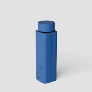 Forma Clip keychain pre-roll capsule in Slate, close-up of the seam