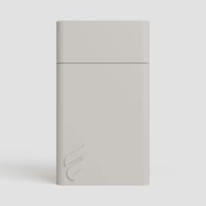 Forma Pack case for four pre-rolls and a lighter in Chalk, front view