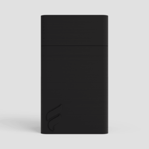 Forma Pack case for four pre-rolls and a lighter in Graphite, front view