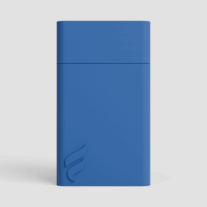 Forma Pack case for four pre-rolls and a lighter in Slate, front view