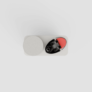 Forma Pocket pre-roll and lighter case in Chalk, seen from above