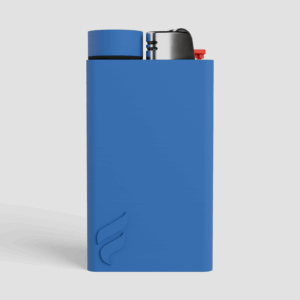 Forma Pocket pre-roll and lighter case in Slate, front view