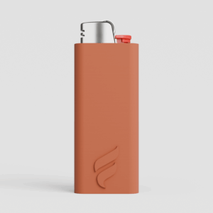 Forma Sleeve lighter sleeve in Clay, front view