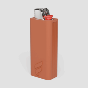Forma Sleeve lighter sleeve in Clay, angled product shot
