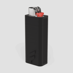 Forma Sleeve lighter sleeve in Graphite, angled product shot