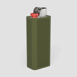 Forma Sleeve lighter sleeve in Moss, back view