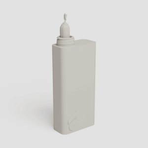 Forma Trio case for three pre-rolls in Chalk, angled product shot