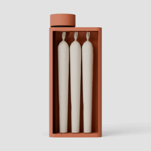 Forma Trio case for three pre-rolls in Clay, shown on a plain background