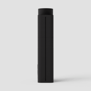 Forma Trio case for three pre-rolls in Graphite, close-up of the seam