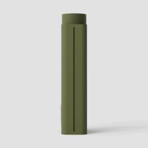 Forma Trio case for three pre-rolls in Moss, close-up of the seam