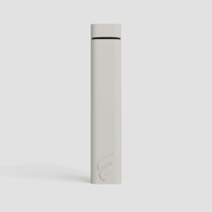 Forma Tube king-size pre-roll case in Chalk, front view